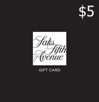 Saks Fifth Avenue $5 Gift Card US