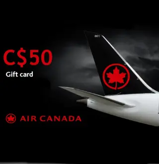 Air Canada C$ 50 Gift Card CA