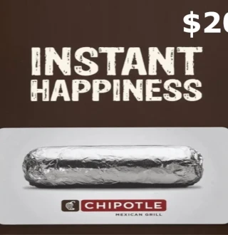 Chipotle $20 Gift Card US