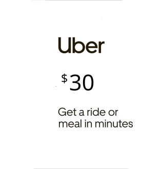 Uber USD 30 Gift Card US