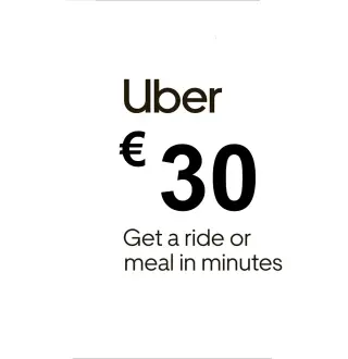 Uber EUR 30 Gift Card EU