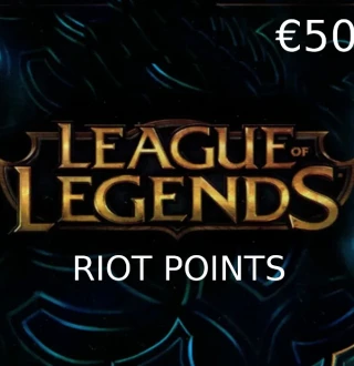 League of Legends €50 Prepaid RP Card EUW