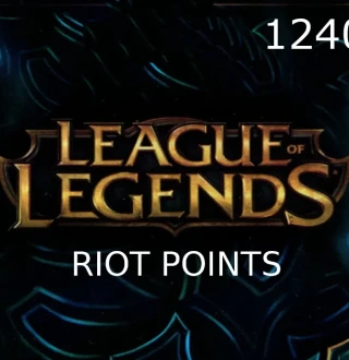 League of Legends 1240 RP Prepaid Card EU