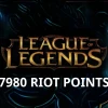 League of Legends 7980 RP Prepaid Card TR