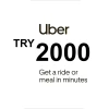 Uber 2000 TRY Gift Card TR