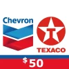Chevron and Texaco $50 Gift Card US