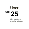Uber 25 CHF CH Gift Card
