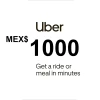 Uber MXN 1000 Gift Card MX 