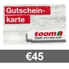TOOM Baumarkt €45 Gift Card DE