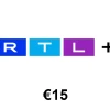 RTL+ €15 Gift Card DE