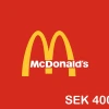 Mcdonalds SEK 400 Gift Card SE