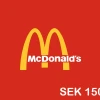 Mcdonalds SEK 150 Gift Card SE