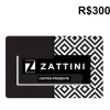 Zattini R$300 Gift Card BR