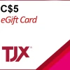 TJX C$5 Gift Card CA