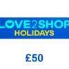Love2Shop Holidays £50 Gift Card UK