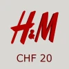 H&M 20 CHF Gift Card CH