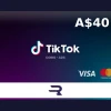 Rewarble TikTok AUD 40 Gift Card