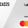Prepaid Mastercard CAD 25 Gift Card Global