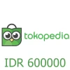 Tokopedia 600000 IDR Gift Card ID
