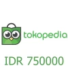 Tokopedia 750000 IDR Gift Card ID