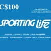 Sporting Life CAD 100 Gift Card CA