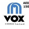 Vox Cinema AED 150 Gift Card AE