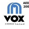Vox Cinema AED 200 Gift Card AE