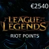 League of Legends 2540 RP Prepaid Card EU