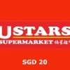 U Stars Supermarket SGD 20 Gift Card SG