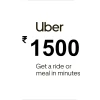 Uber INR 1500 Gift Card IN