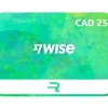 Rewarble Wise CAD 25 Gift Card