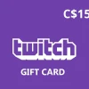 Twitch CAD 15 Gift Card CA