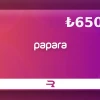Rewarble Papara TRY 650 Gift Card TR