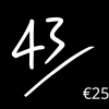 43einhalb.com EUR 25 Gift Card DE
