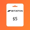 BitJeton Crypto USD 5 Gift Card