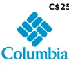 Columbia Sportswear CAD 25 Gift Card CA