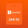 1Voucher ZAR 50 Gift Card ZA