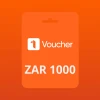 1Voucher ZAR 1000 Gift Card ZA