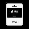 TikTok (Douyin) CNY 30 Gift Card CN