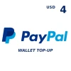PayPal Wallet 4 USD Top Up