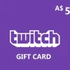 Twitch AUD 5 Gift Card AU