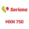 Soriana MXN 750 Gift Card MX