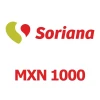 Soriana MXN 1000 Gift Card MX