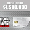 Grand Theft Auto Online - $1,500,000 Great White Shark Cash Card XBOX One CD Key