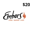 Embers Restaurant USD 20 Gift Card US