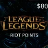 League of Legends $80 Prepaid RP Card US
