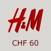 H&M 60 CHF Gift Card CH