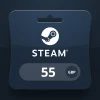 Steam Wallet GBP 55 Gift Card UK