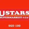 U Stars Supermarket SGD 100 Gift Card SG