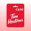 Tim Hortons CAD 50 Gift Card CA